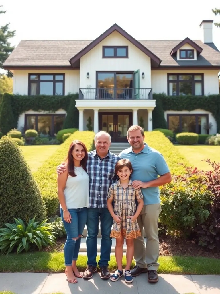 A successful South African family celebrating a financial milestone, illustrating captionkit.fun's commitment to client success.